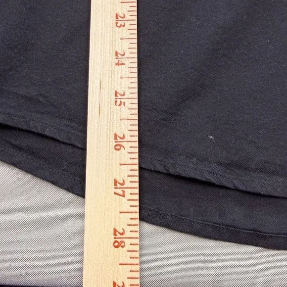 Vtg Burberry Women's L Slim Luxury Black Oxford Y2K Big EKD Logo Placket Lining - Picture 11 of 16